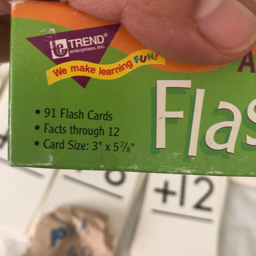 Trend Math Flashcards addition 0-12 - Picture 3 of 7